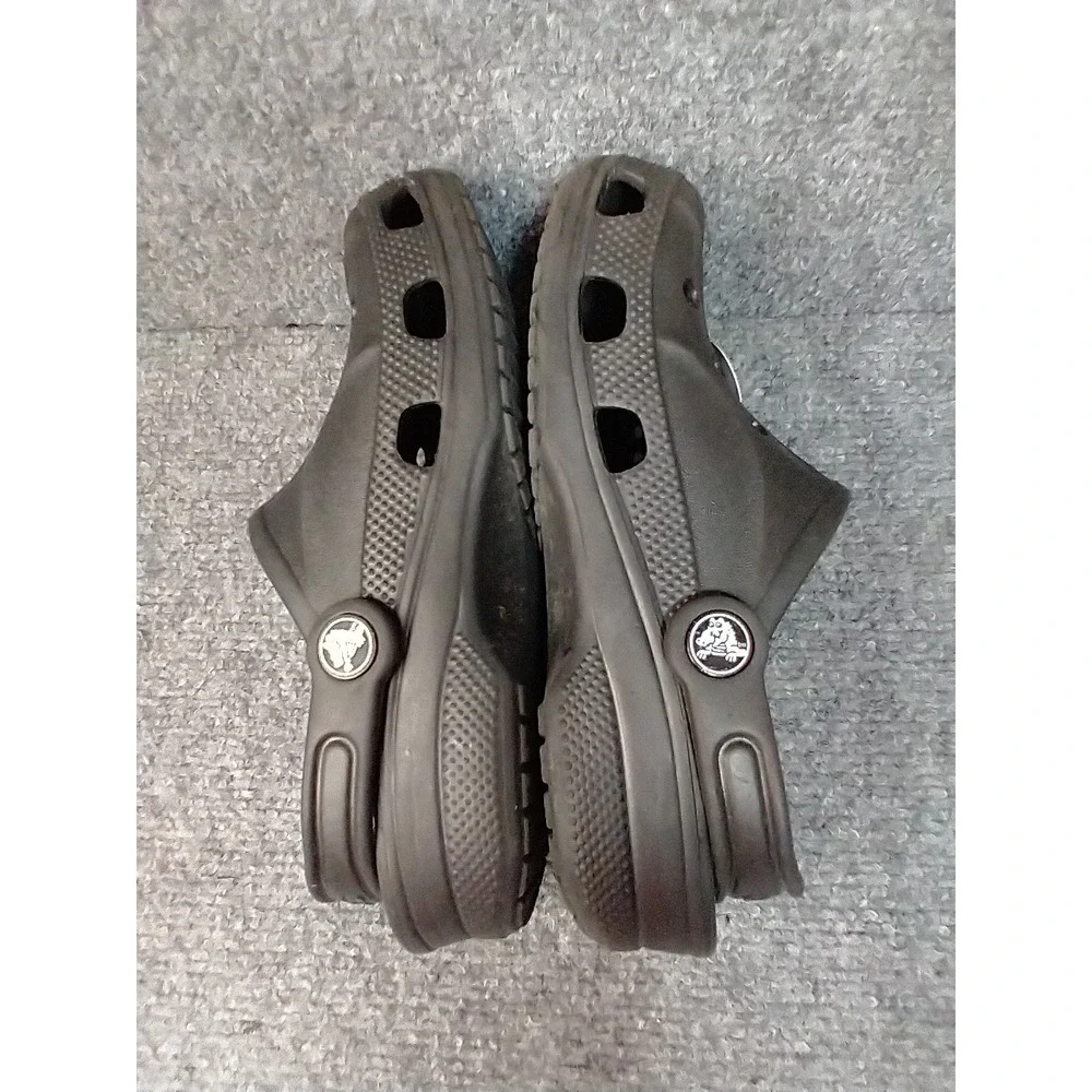 Crocs Kids Classic Clogs Black Mismatched Sizes J1 Spider-Man Batman Jibbitz